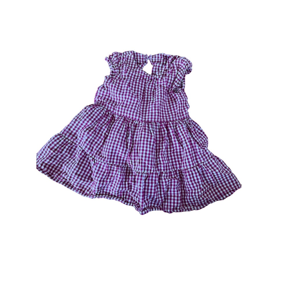 Coccodrillo red checkered toddler dress